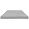 vidaXL Estante estanter&iacute;a 4uds contrachapada gris hormig&oacute;n 80x20x1,5cm
