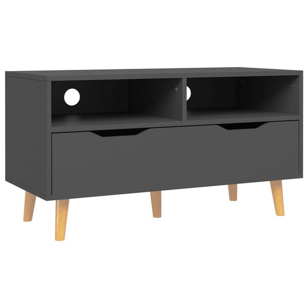 vidaXL Mueble de TV madera de ingenier&iacute;a gris 90x40x48,5 cm