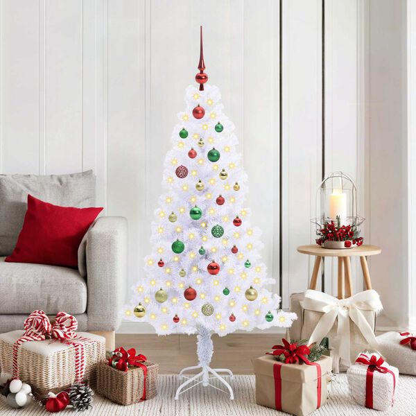 vidaXL &Aacute;rbol de Navidad artificial con 150 LED 150 cm PVC y Acero