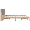 vidaXL Estructura de cama Marr&oacute;n 150 x 200 cm Madera de pino macizo