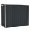 vidaXL Cobertizo de jard&iacute;n de pared acero galvanizado 118x194x178 cm