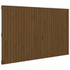 vidaXL Cabecero cama pared madera maciza pino marr&oacute;n miel 185x3x110 cm