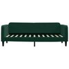 vidaXL Sof&aacute; cama nido terciopelo verde oscuro 80x200 cm