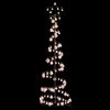VidaXL LED para &aacute;rbol de Navidad con bolas 120 LED blanco c&aacute;lido 180cm