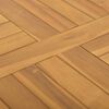 vidaXL Tablero de mesa cuadrado madera maciza de teca 50x50x2,5 cm