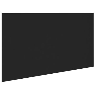 vidaXL Cabecero de cama madera contrachapada negro 160x1,5x80 cm