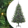vidaXL &Aacute;rbol de Navidad Artificial Pre-iluminado con Juego de Bolas