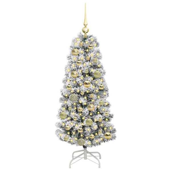 vidaXL Árbol de Navidad artificial con ramas articuladas 120 cm
