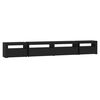 vidaXL Mueble de TV con luces LED Negro 270x35x40 cm