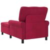 vidaXL Sill&oacute;n reclinable Rojo vino 91 x 157 x 91 cm Terciopelo