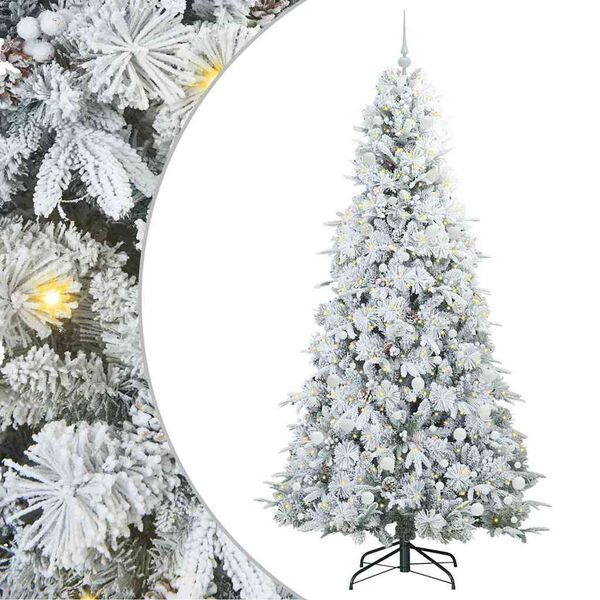 vidaXL &Aacute;rbol de Navidad artificial con ramas articuladas 240 cm
