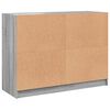 vidaXL Aparador madera de ingeniería gris Sonoma 102x37x75,5 cm