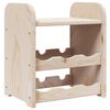 vidaXL Botellero con tablero superior madera maciza pino 33x25x37 cm