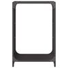 vidaXL Leñero negro 44x28x65 cm Acero laminado en frío