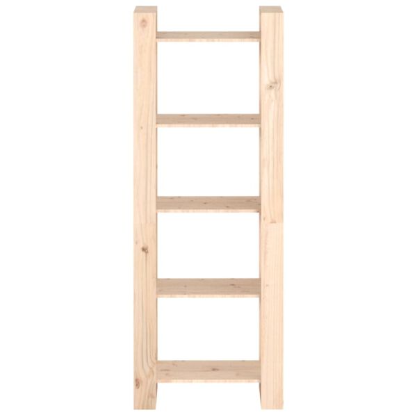 vidaXL Estantería/divisor de espacios de madera maciza 60x35x160 cm