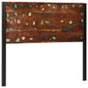 vidaXL Cabecero 120 cm Madera Maciza Reciclada y Hierro