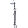 RIDDER Set de ducha de lluvia cabezal de masaje Bahamas cromo 91440