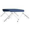 vidaXL Toldo Bimini de 2 arcos azul marino 180x150x110 cm