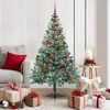 vidaXL &Aacute;rbol de Navidad artificial Verde 150 cm PVC y acero