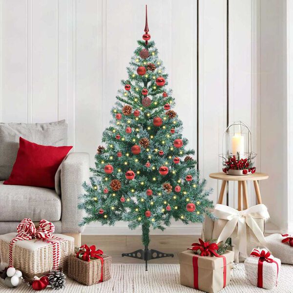 vidaXL &Aacute;rbol de Navidad artificial Verde 150 cm PVC y acero