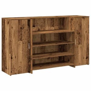 vidaXL Mostrador de recepci&oacute;n madera vieja 180x50x103,5 cm