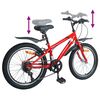 vidaXL Bicicleta Infantil 20 Pulgadas 6-Speed para 6-11 a&ntilde;os Rojo