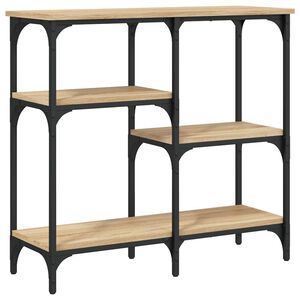 vidaXL Mesa consola roble Sonoma 80x29x75 cm madera de ingenier&iacute;a