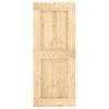 vidaXL Puerta NARVIK Natural 85 x 210 cm Madera de Pino S&oacute;lido