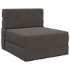 vidaXL Sof&aacute; Cama Plegable Gris oscuro 70 x 80 x 60 cm Tela