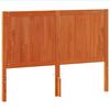 vidaXL Cabecero de cama madera maciza de pino marr&oacute;n cera 150 cm