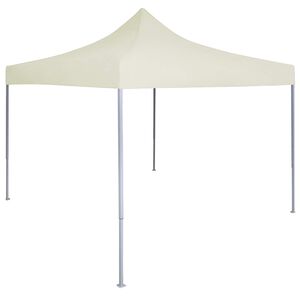 vidaXL Carpa de Fiesta Crema 200 x 200 x 315 cm Tela Oxford
