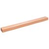 vidaXL Estante de pared madera roble tratada marr&oacute;n claro 100x10x6 cm