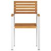 vidaXL Silla de Jard&iacute;n 8 pcs Aceite Natural Madera de Acacia S&oacute;lida