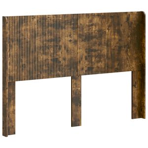 vidaXL Cabecero Roble Ahumado Madera de ingenier&iacute;a