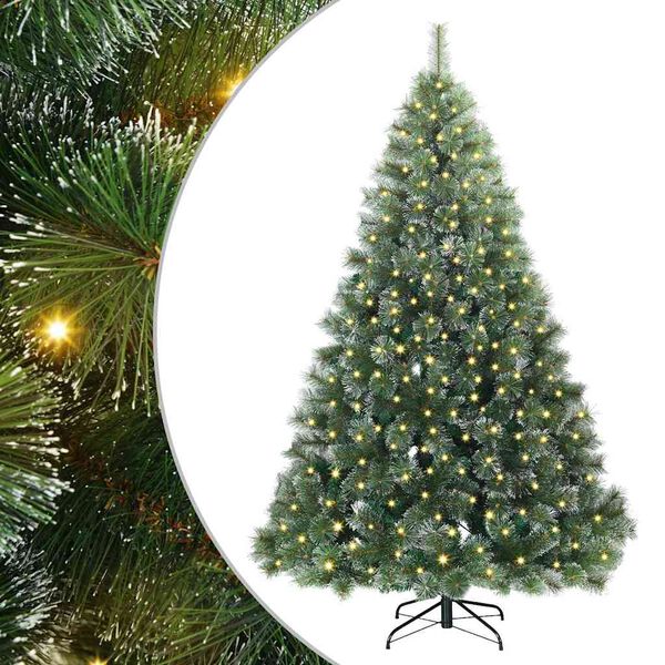 vidaXL &Aacute;rbol de Navidad artificial con 300 LED Verde 180 cm PE y PVC