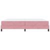vidaXL Cama tipo Box Spring con colch&oacute;n Rosa 200 x 200 cm tela