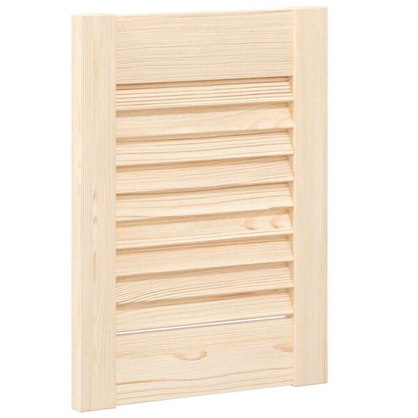 vidaXL Puerta de armario de lamas 4 uds 39,5x29,5 cm madera de pino