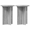 vidaXL Soporte de plantas 2 pcs Gris Sonoma &Oslash;29,5 x 40 cm