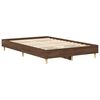 vidaXL Estructura de cama sin colchón marrón roble 120x190 cm madera