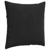 vidaXL Cojines de sofá 2 pcs Negro 60 x 60 cm Tela de pana