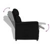 vidaXL Sillón Recliner Negro Negro 70.5 x 96.5 x 95 cm Cuero sintético