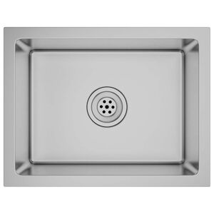vidaXL Fregadero de cocina hecho a mano acero inoxidable