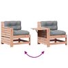 vidaXL Juego de muebles jard&iacute;n 7 pzas y cojines madera abeto Douglas