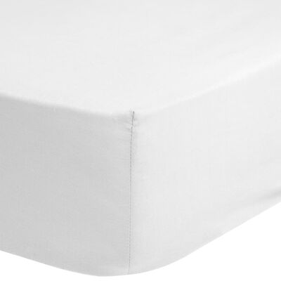 Good Morning Sábana bajera de jersey blanco 70x140/150 cm