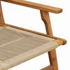 vidaXL Sillas de Jard&iacute;n con Mesa 3 pcs Beige Madera de Acacia S&oacute;lida