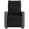 vidaXL Sill&oacute;n el&eacute;ctrico reclinable elevable de tela negro