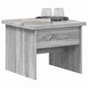vidaXL Mesa de Caf&eacute; Gris Sonoma 55 x 54,5 x 45 cm Madera contrachapada