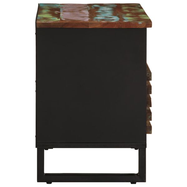 vidaXL Mueble de TV madera maciza de acacia 80x34x46 cm