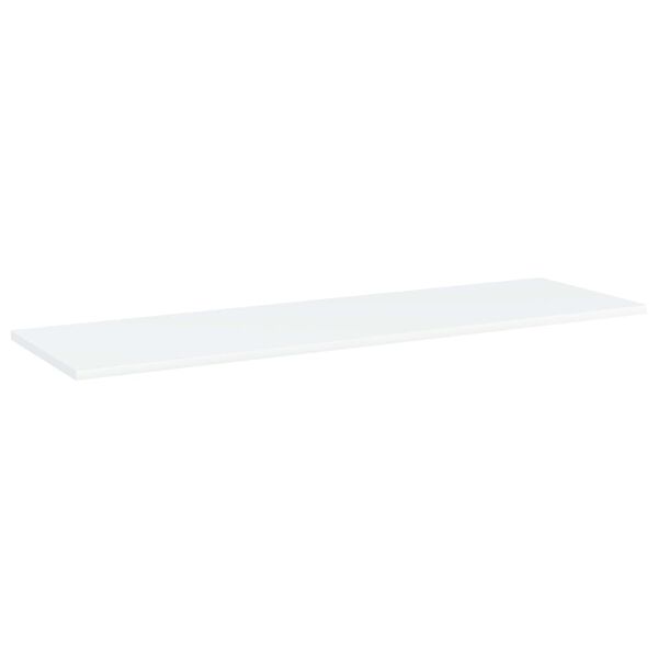 vidaXL Estantes para estanter&iacute;a 8uds contrachapada blanco 100x30x1,5cm