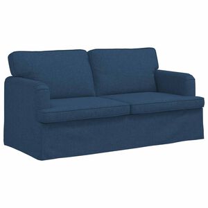 vidaXL Sof&aacute; Azul 162 x 80 x 85 cm tela